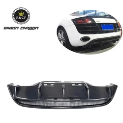 Difusor GT trasero fibra carbono Audi R8 V8 V10 2008-2015