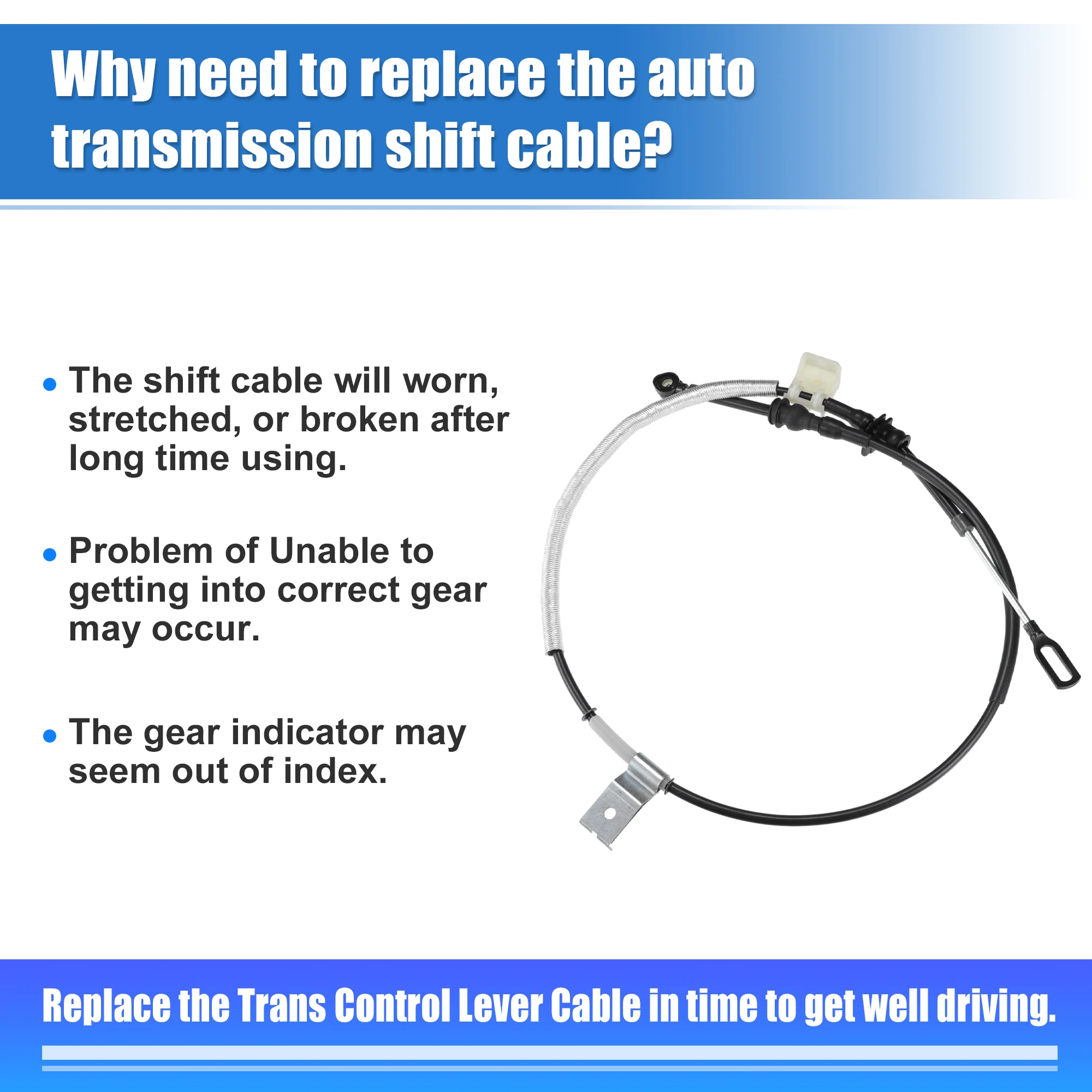 Autohaux Cable de cambio automático para Ford Mustang 1999-2004 - imagen 5