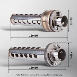 DB Killer silenciador escape moto 51mm universal