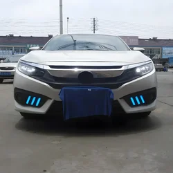 Kit de luces diurnas LED dinámicas para Honda Civic X 2016-2018