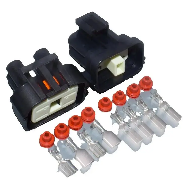 Shhworldsea Conector estanco macho-hembra de 4 pines, 6,3 mm - imagen 2