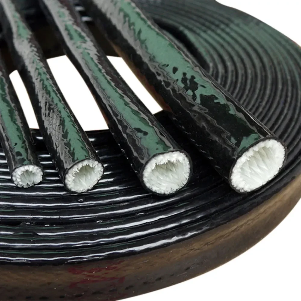 Funda ignífuga trenzada de fibra de vidrio recubierta de silicona - imagen 2