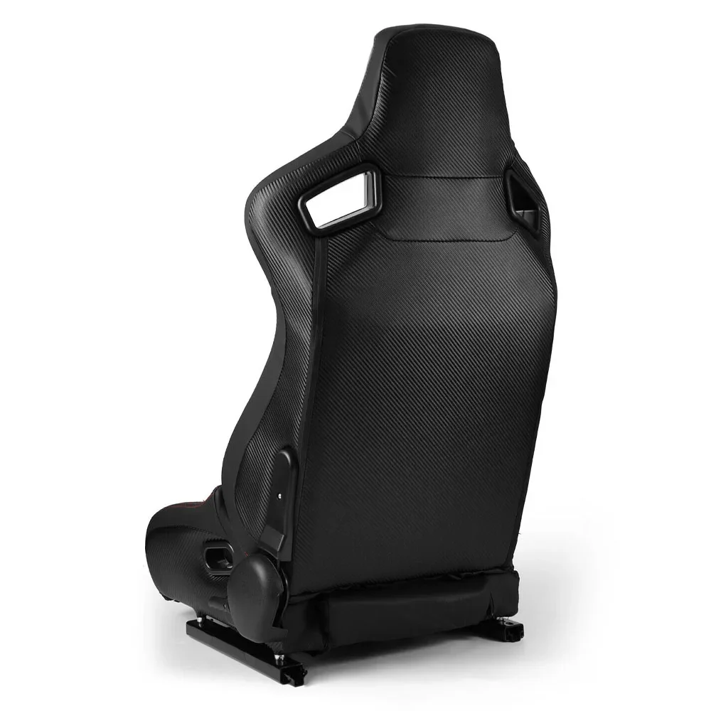 Asientos bucket universales PVC 3D – cuero racing - imagen 2
