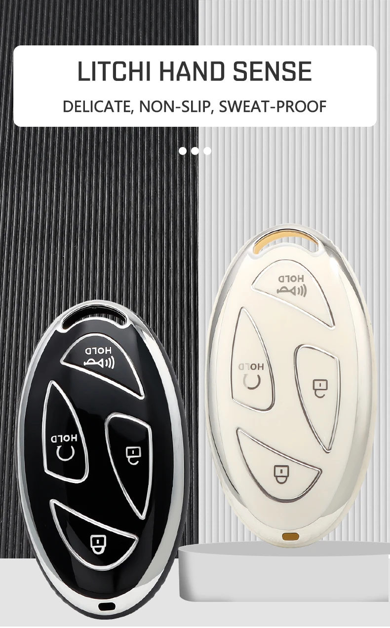 Detalle de la carcasa protectora de TPU para mando Hyundai