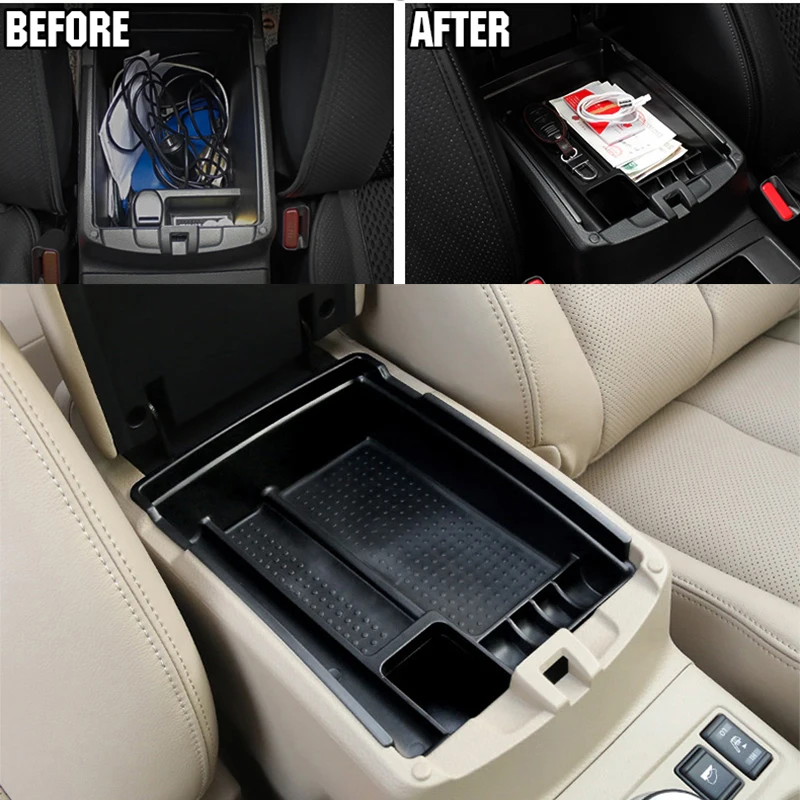 Reposabrazos central Nissan Qashqai J11 2014-2017 con almacenamiento - imagen 3