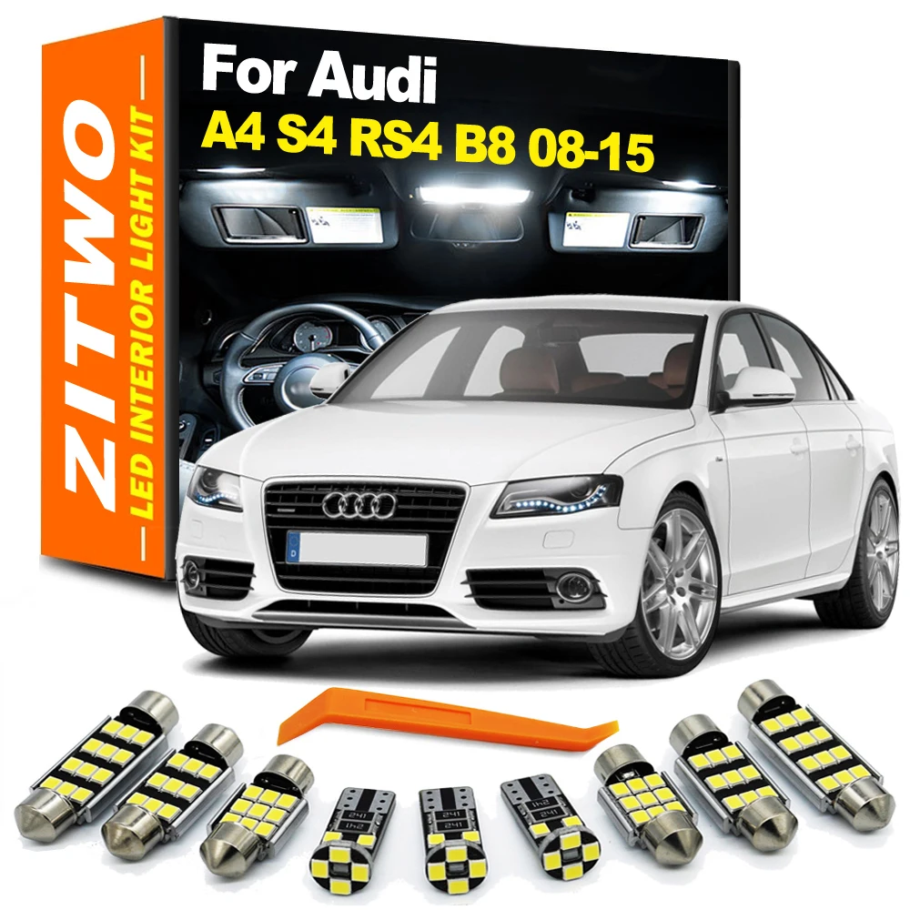 Kit LED interior ZITWO para Audi A4 S4 RS4 B8 2008-2015