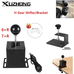 Palanca de cambios H + soporte freno mano Logitech Thrustmaster