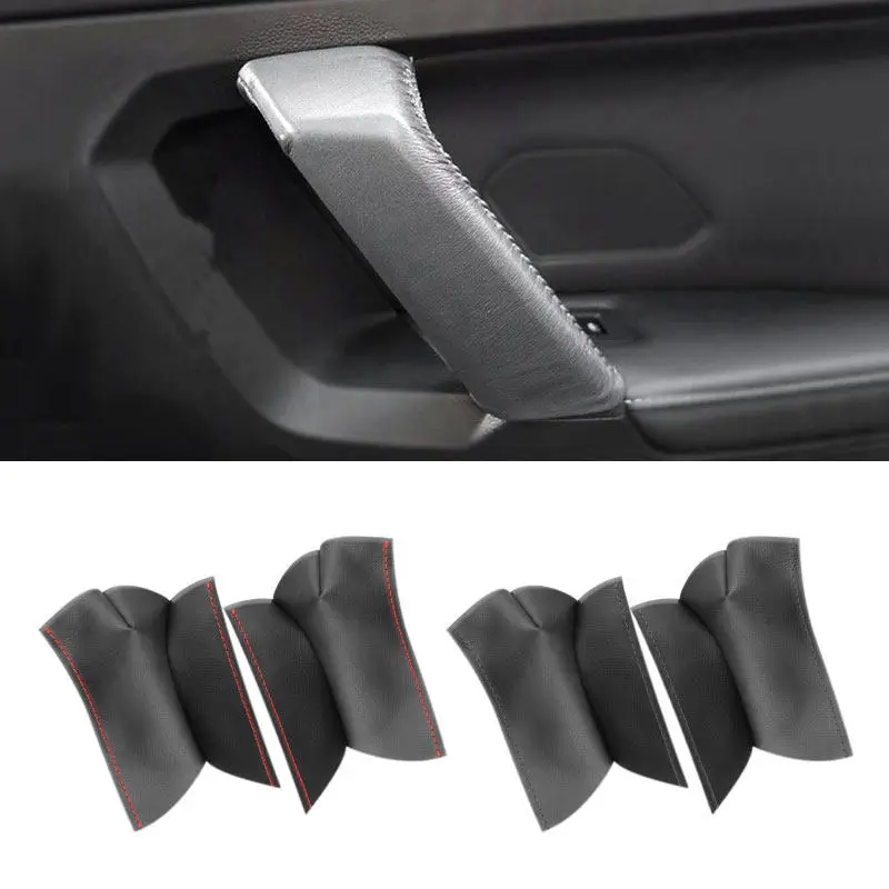 Funda reposabrazos puerta microfibra cosida a mano VW Tiguan 2017-2022