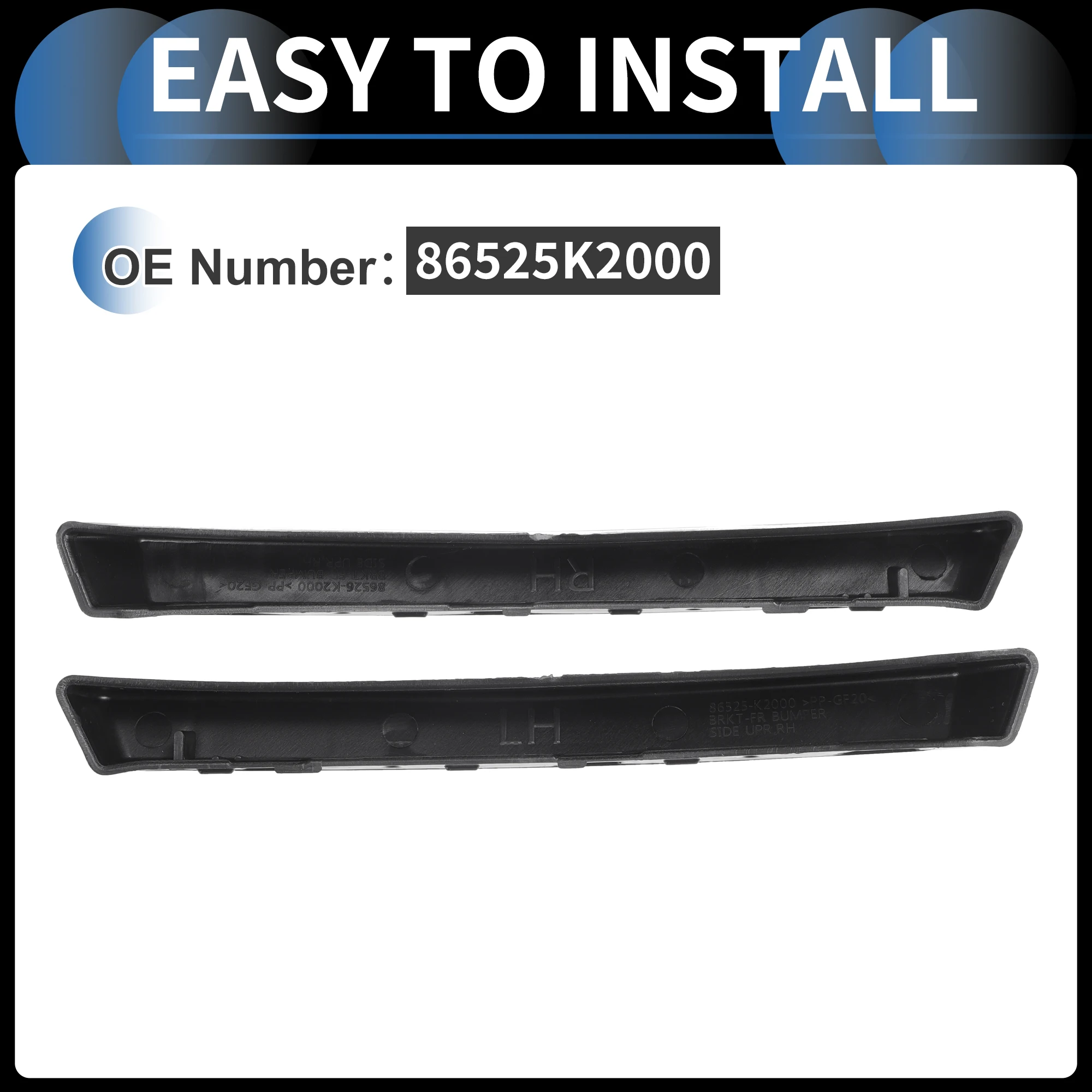 86525K2000 Soporte parachoques delantero UXCELL Hyundai Venue - imagen 4