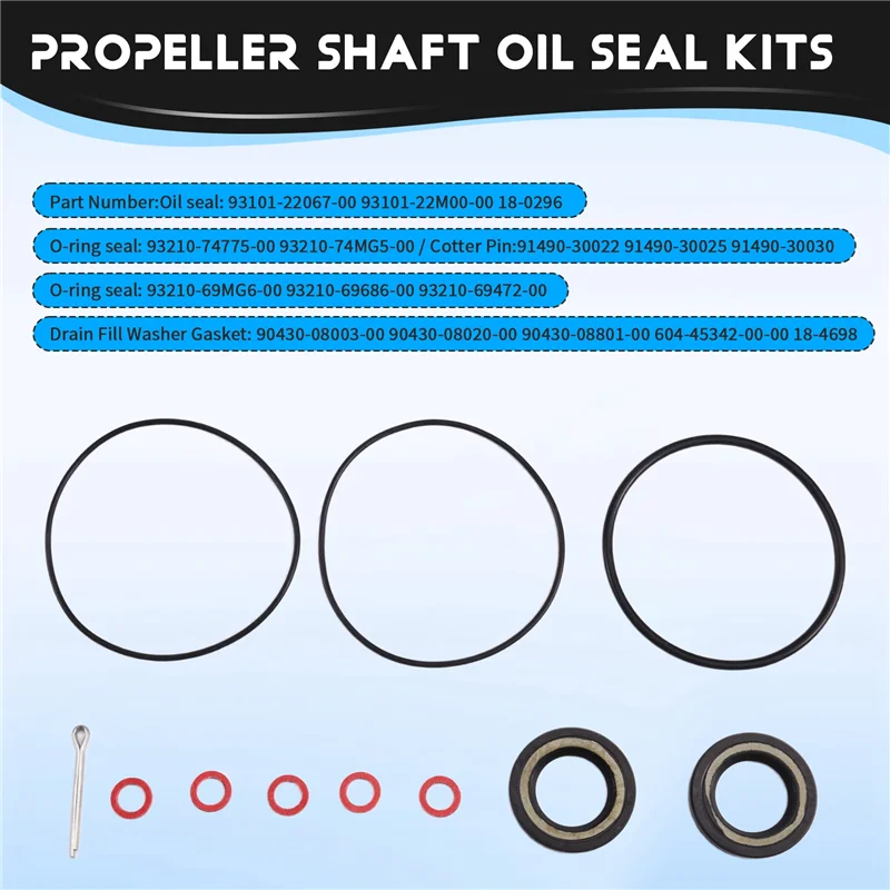 Kit sello aceite fueraborda 93101-22067 – 30-60HP - imagen 2