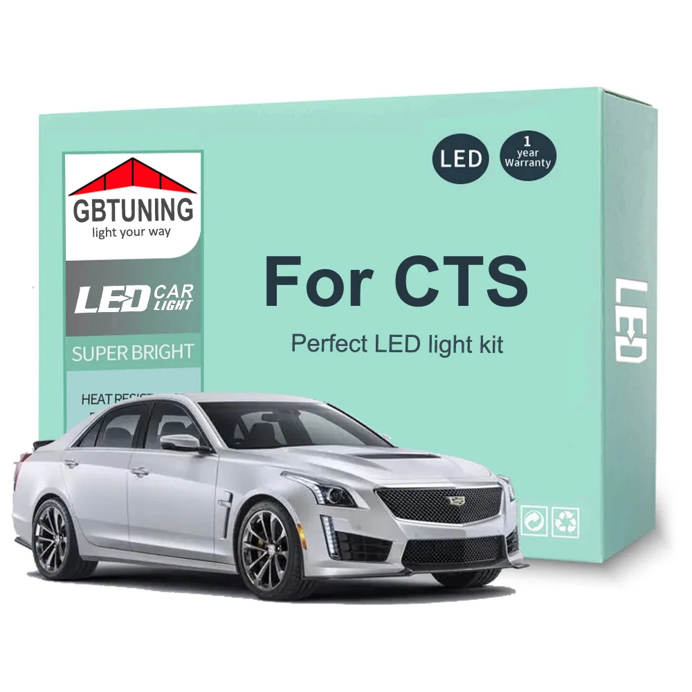 Kit bombillas LED interior CANBUS para Cadillac CTS 2002-2019