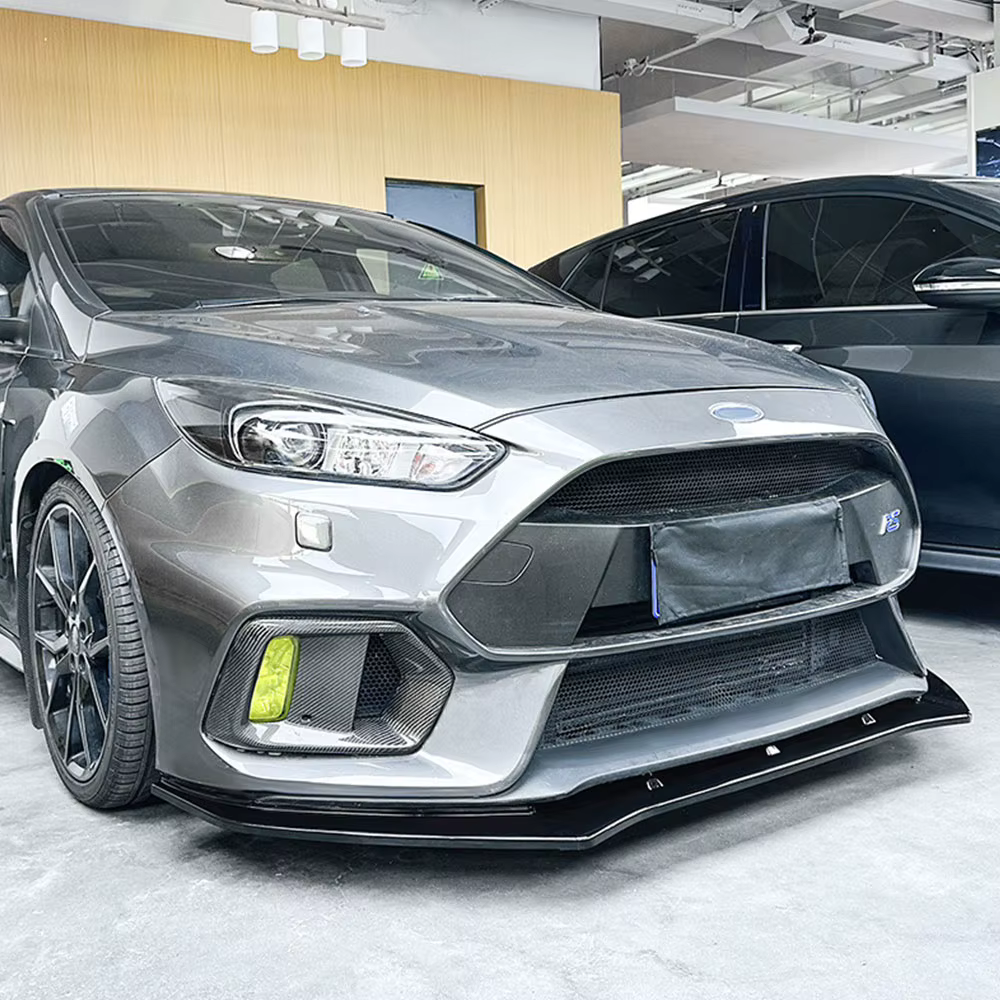 Splitter frontal ABS negro Ford Focus RS MK3 2015-2018 - imagen 4