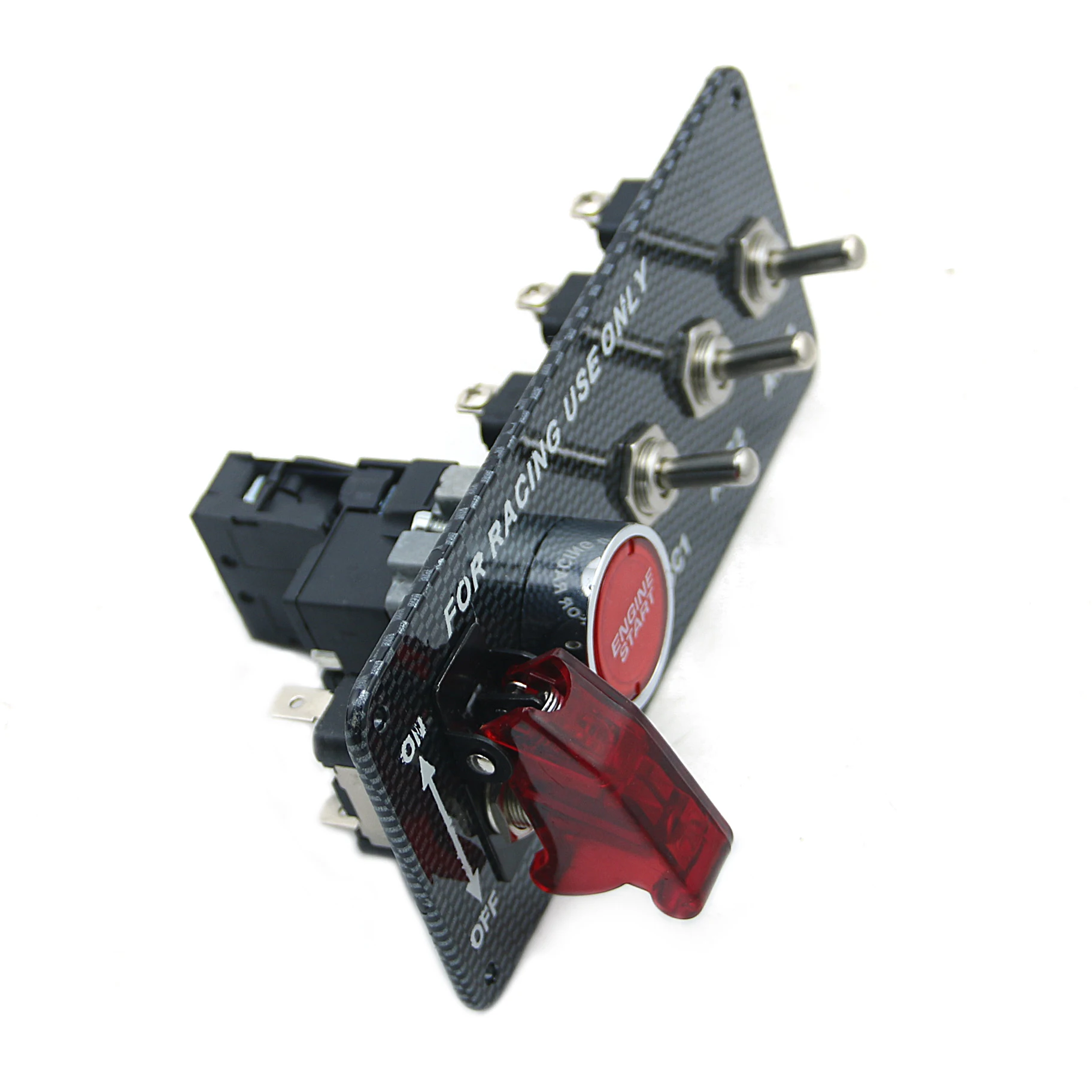 Panel interruptor de arranque LED universal para coche de competición - imagen 3