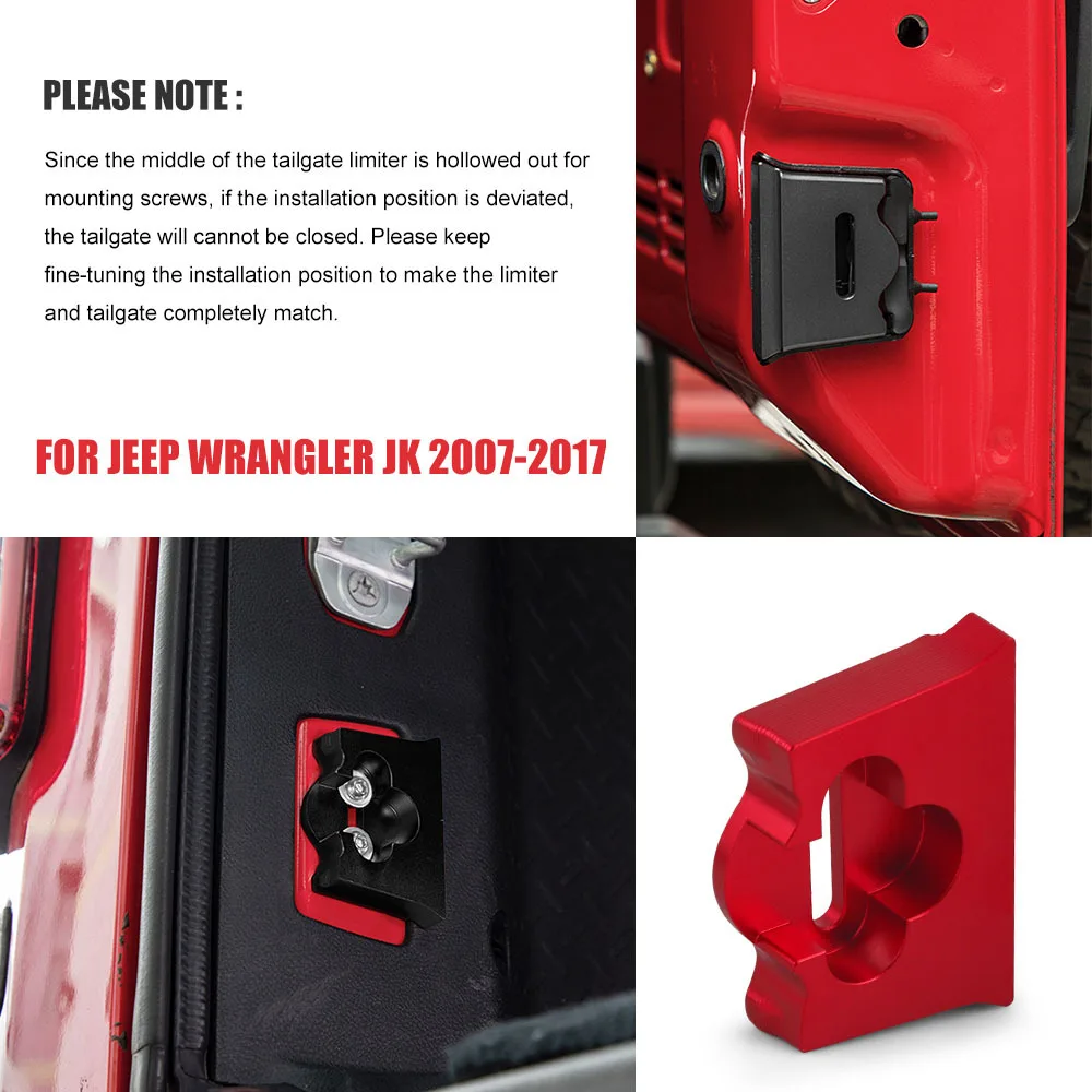 Pestillo limitador del maletero para Jeep Wrangler JK JKU - imagen 3