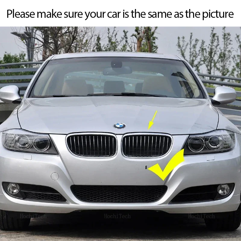 Rejilla doble riñón brillante BMW Serie 3 E90/E91 LCI 2009-2012 - imagen 2