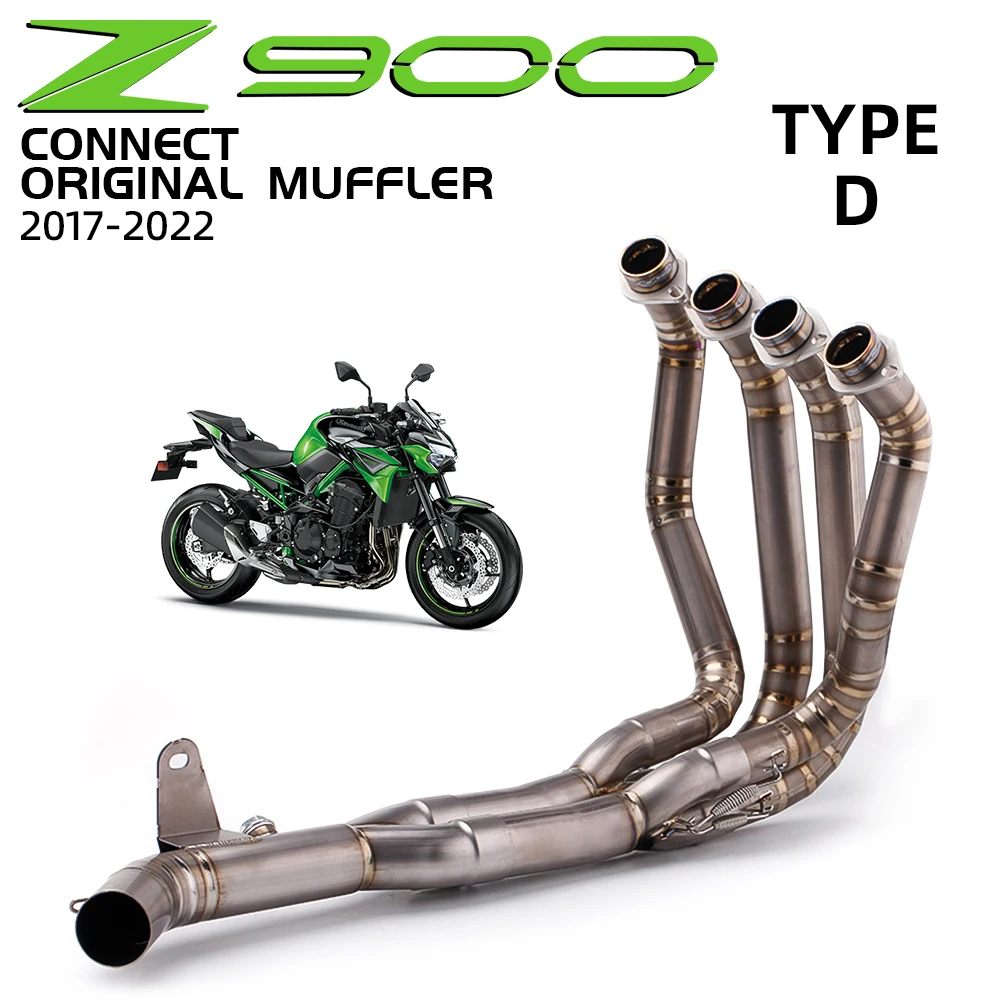 Escape completo con colector y enlace para Kawasaki Z900 2017-2022