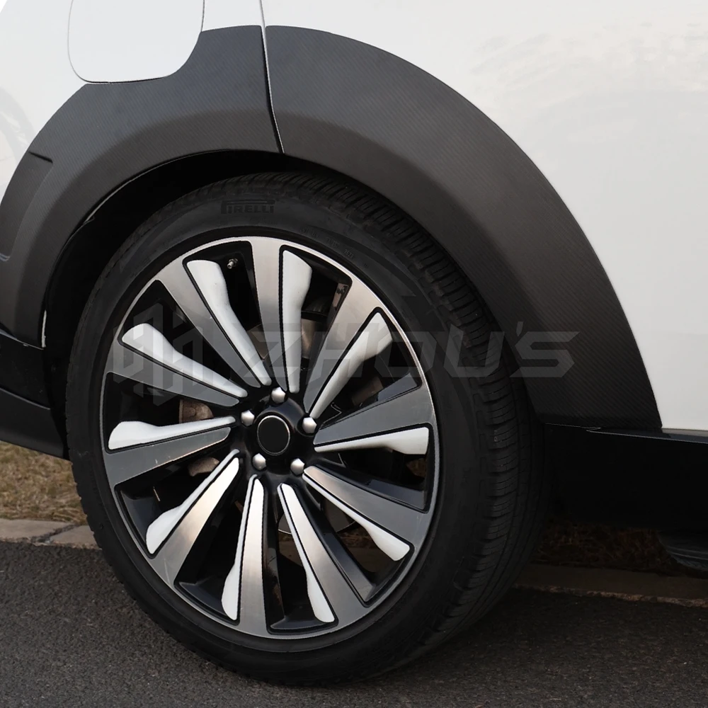 Zhous Design-flares de guardabarros anchos todoterreno, arco de rueda de fibra de carbono para accesorios L460 New Range Rover - imagen 3
