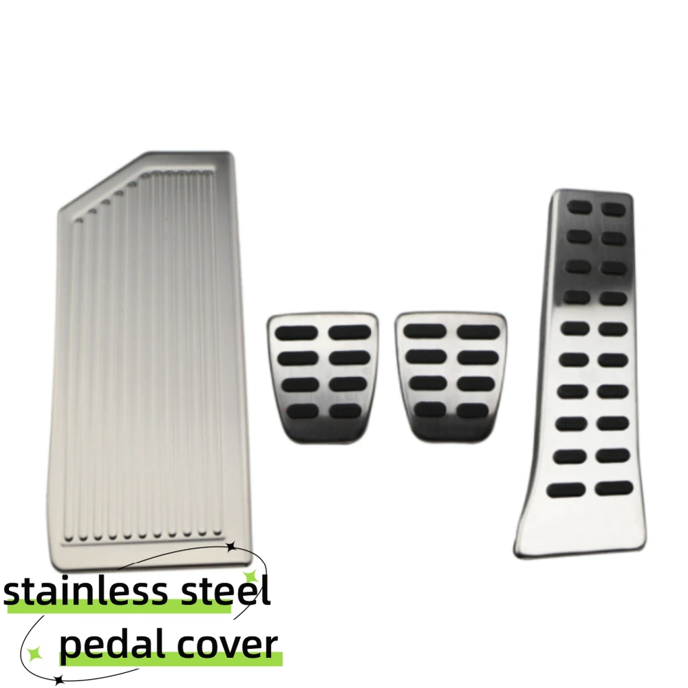 Para Hyundai Tucson 2015 2016 2017 2018 2019 2020 sin perforación de acero inoxidable cubierta de Pedal de reposapiés izquierdo accesorios de almohadilla antideslizante