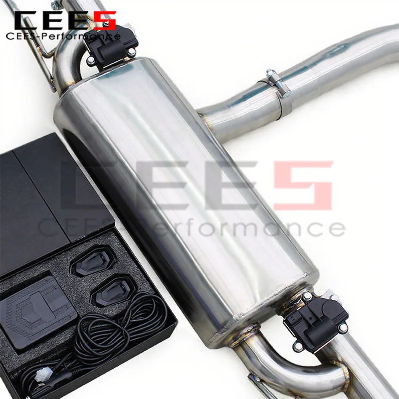CEES Sistema de escape cat-back con válvula para Mercedes GLS 450 W167 - imagen 4