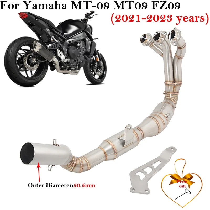 Silenciador Slip-On para Yamaha MT-09, FZ-09 y XSR900 2021-2023