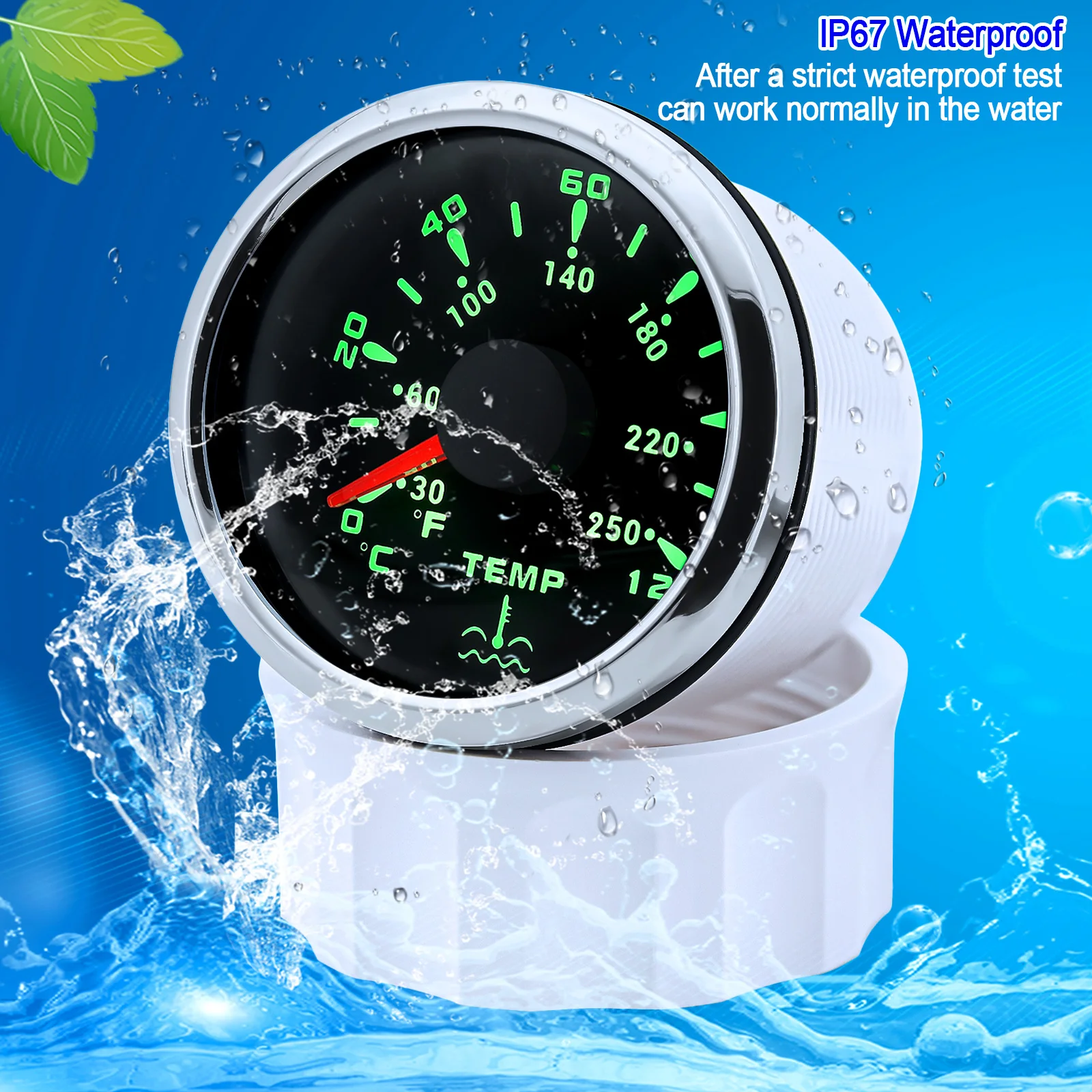 Indicador temperatura del agua con retroiluminación LED - imagen 3
