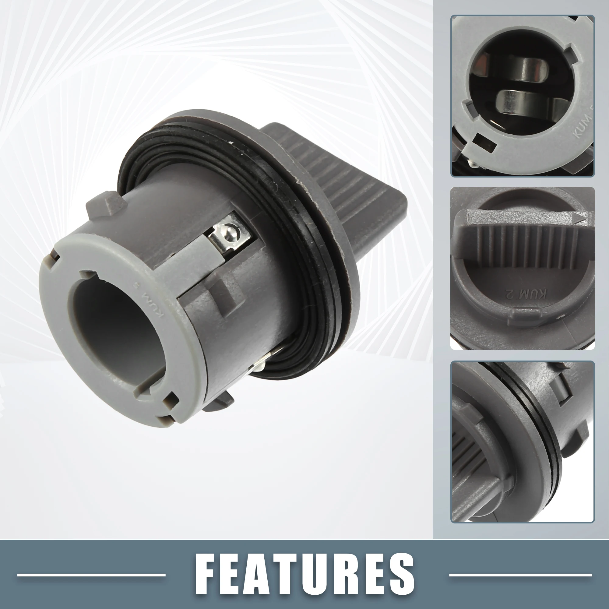 X Autohaux-portalámparas para bombilla de intermitente de coche, soporte 92166F1000 para Hyundai Veloster N 2019-2022, Kia Sorento 2021-2022 - imagen 3