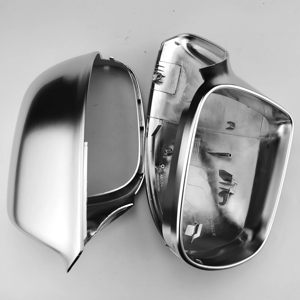 Tapas de retrovisor cromadas plata mate para Audi Q5 8R Q7 4L SQ5 - imagen 2