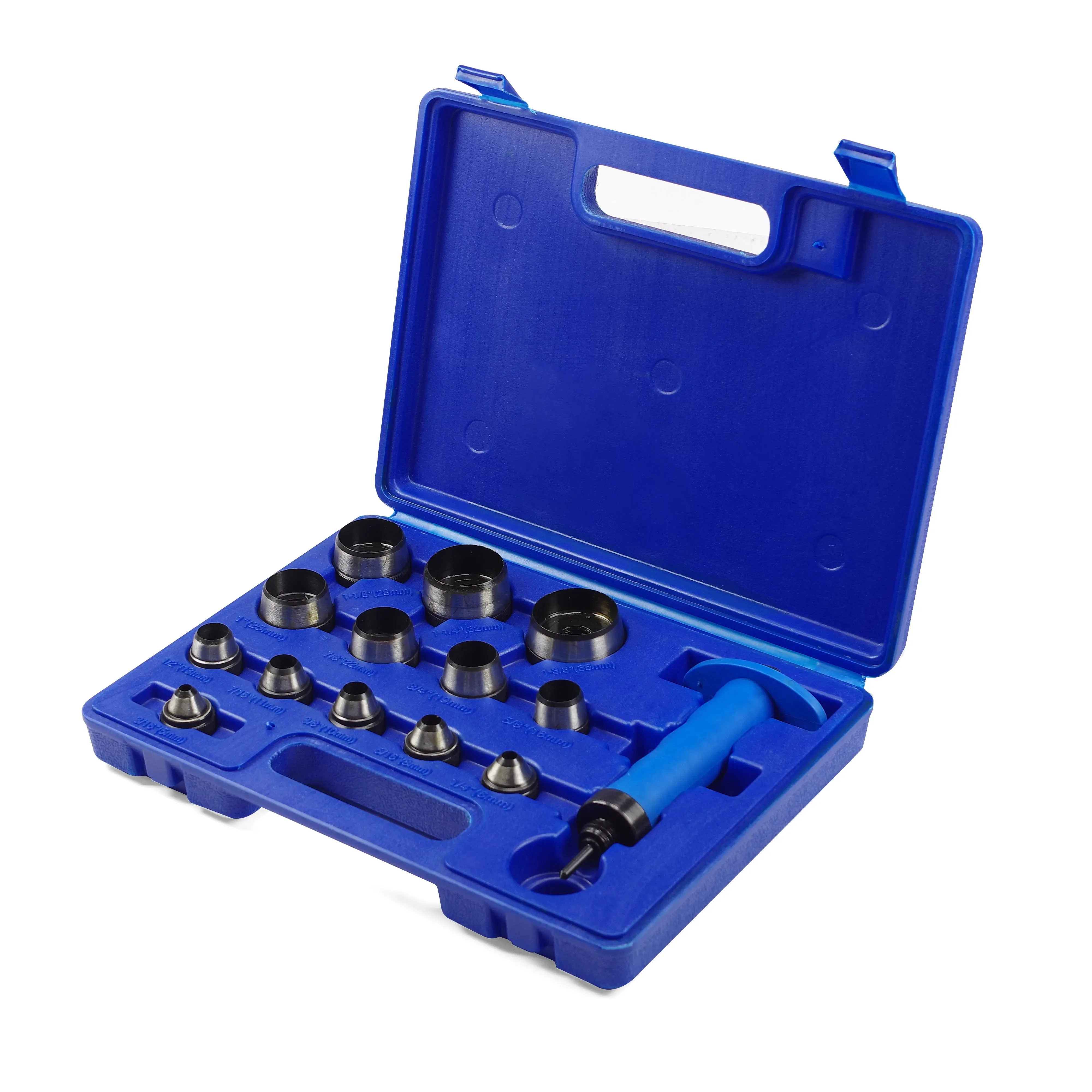 Kit herramientas punzonado cuero DIY para correas y cinturones