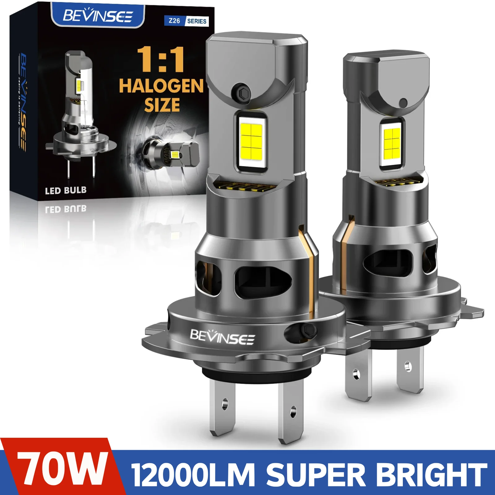 Bevinsee LED CANBUS 6000K – VW Golf, Passat, Tiguan - imagen 2