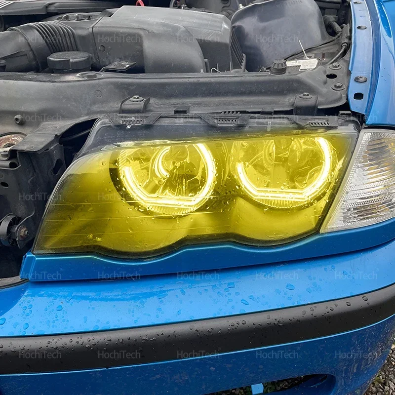 Anillos LED Angel Eyes CSL Amarillo para BMW Serie 3 E46 1999-2005 - imagen 3