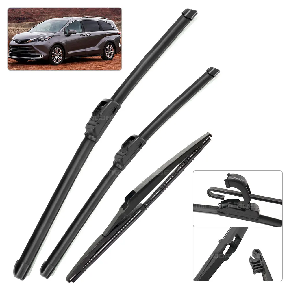 Escobillas limpiaparabrisas compatibles Toyota Sienna XL30 2021-2024 - imagen 2