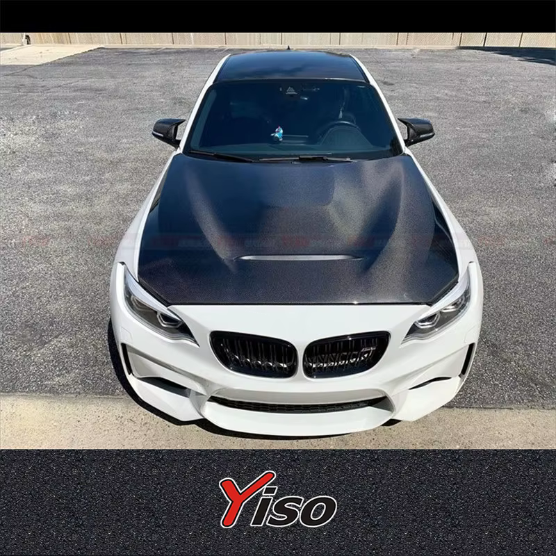 Cubierta de motor GTS de fibra de carbono para BMW M2 Competition - imagen 3