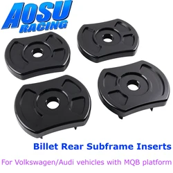 Insertos de aluminio para subchasis trasero – Golf GTI MK7/Audi A3