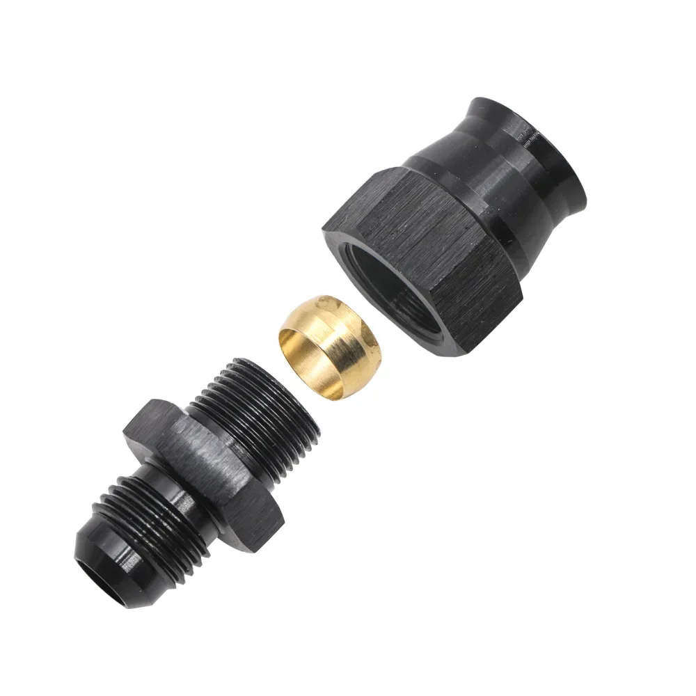 Racor de combustible universal aluminio AN6 hembra para tubo 3/8-5/16 - imagen 4