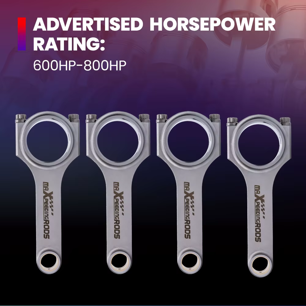 Bielas racing EN24 ARP2000 144 mm flotantes – BMW 318i E30 E36 M40 M42 - imagen 5