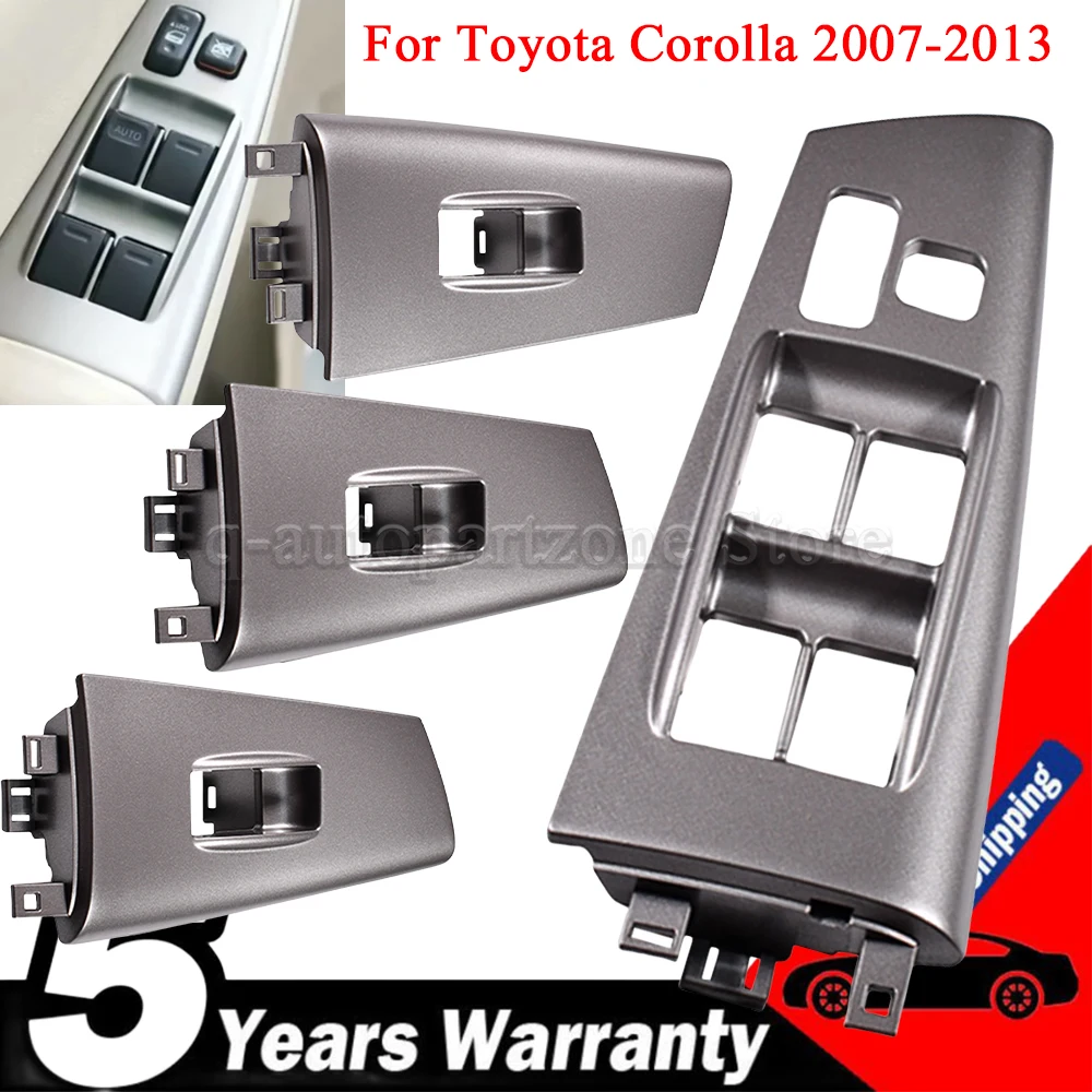 Toyota 74232-02E60-B0 panel interruptor elevalunas Corolla 07-13