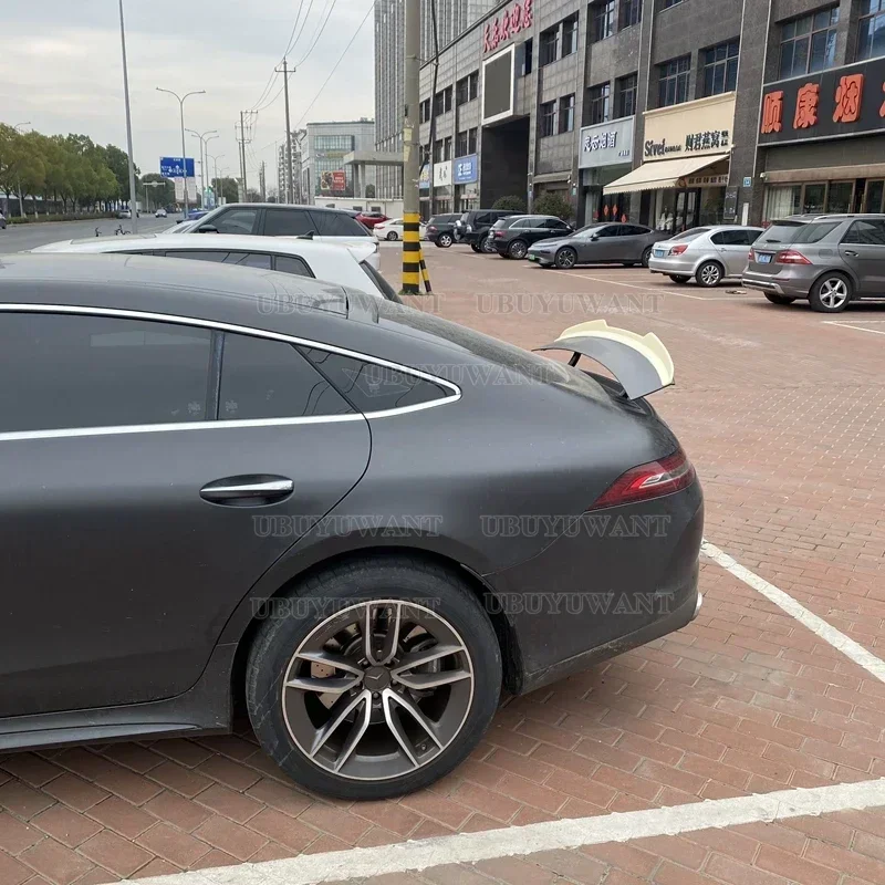 Para Mercedes Benz GT G T S G T R Coupe 2015 - 2018 ABS negro brillante labio del maletero alerón estilo de coche - imagen 3