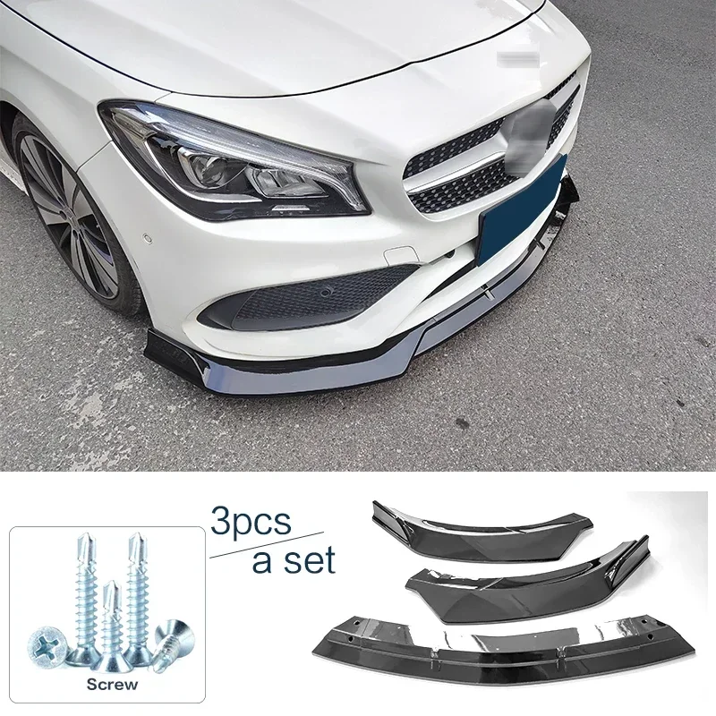 Difusor labio delantero de carbono para Mercedes CLA W117 2016-2020 - imagen 2