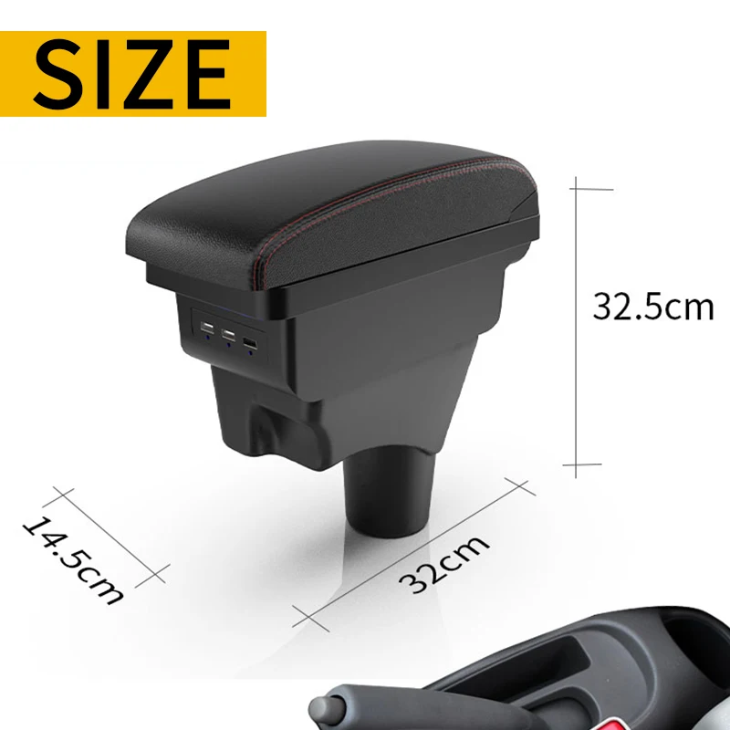 Caja reposabrazos Nissan March Micra K13 – interior - imagen 3