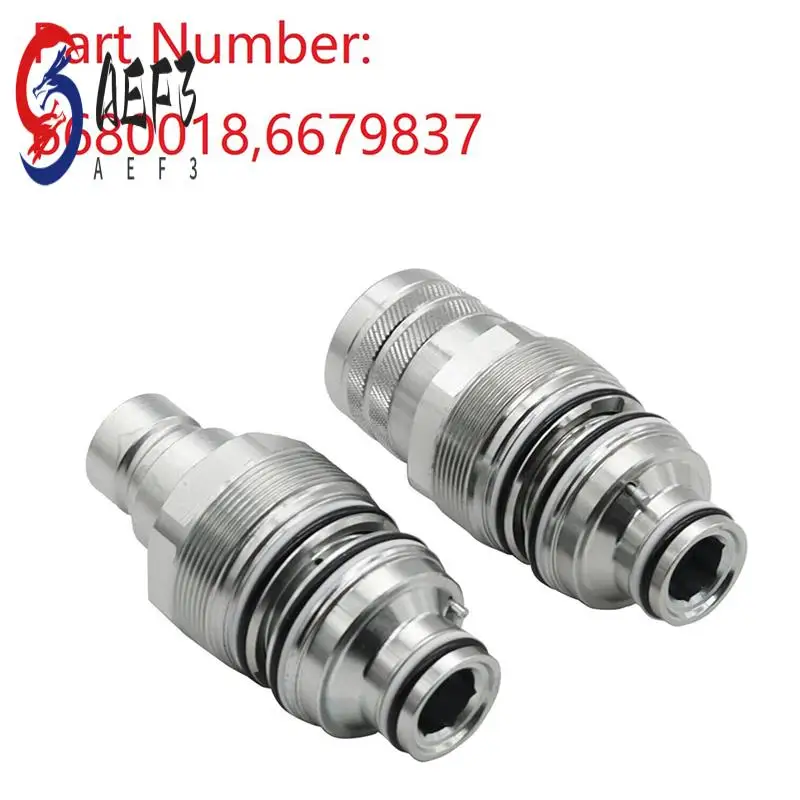 Acoplador de cara plana AEF3-6680018 Bobcat skid steer