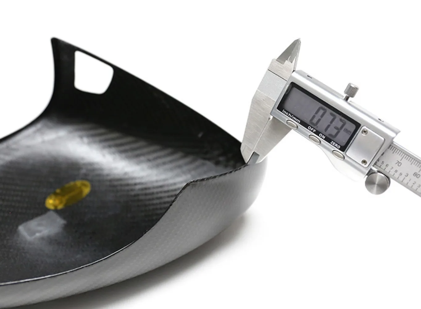 Tapas espejo retrovisor fibra carbono seco – Porsche Panamera 971 LHD - imagen 3