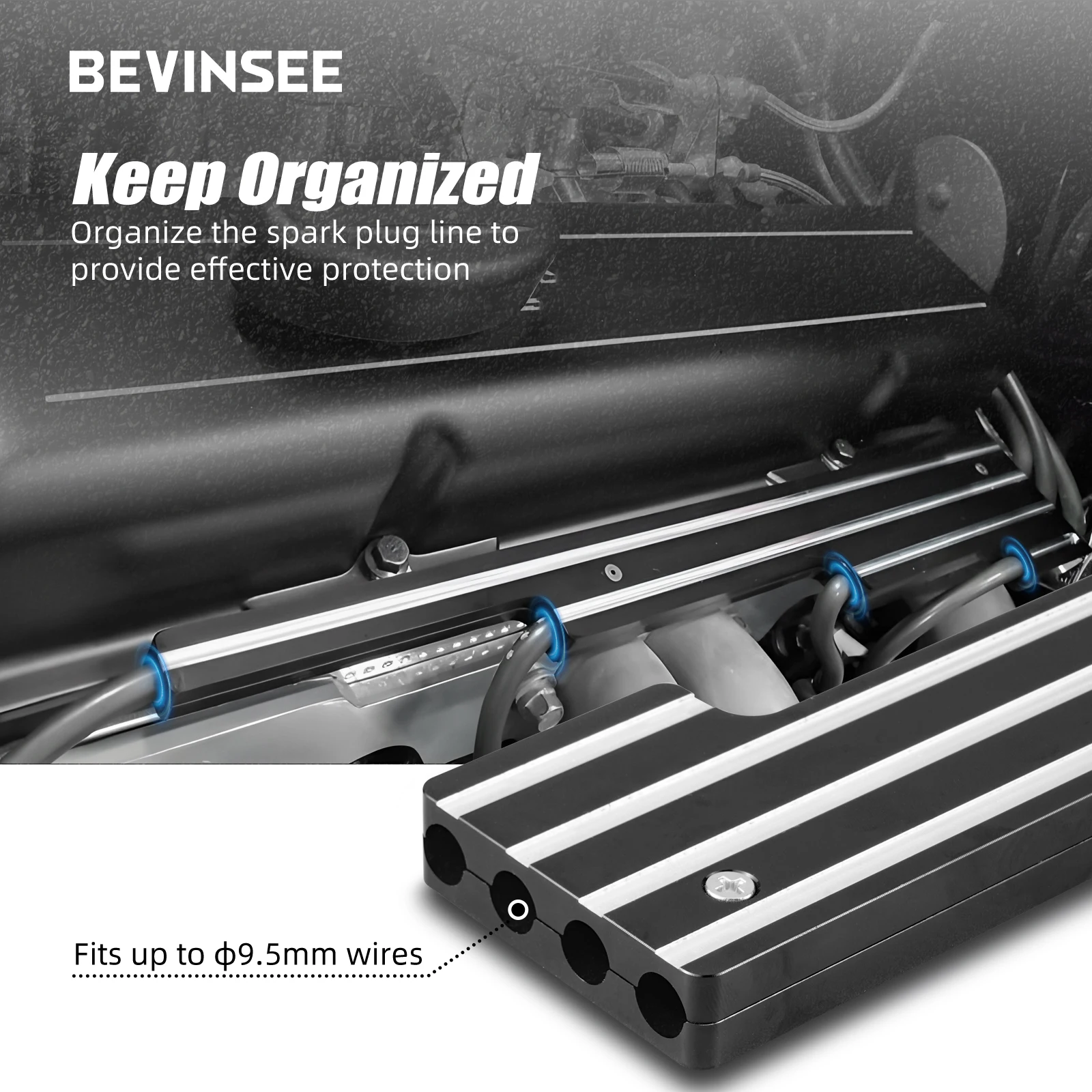Kit de organización para cables de encendido V8