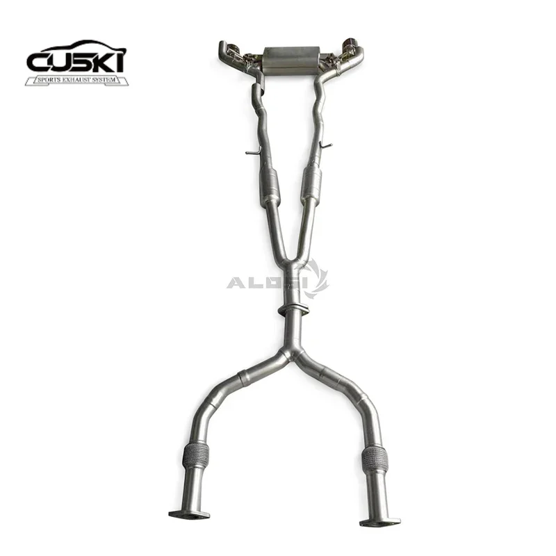 Escape deportivo trasero de acero inoxidable Infiniti Q60 3.0T - imagen 2
