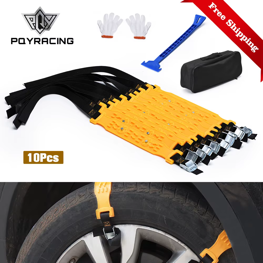 Cadenas de nieve antideslizantes de emergencia para coche
