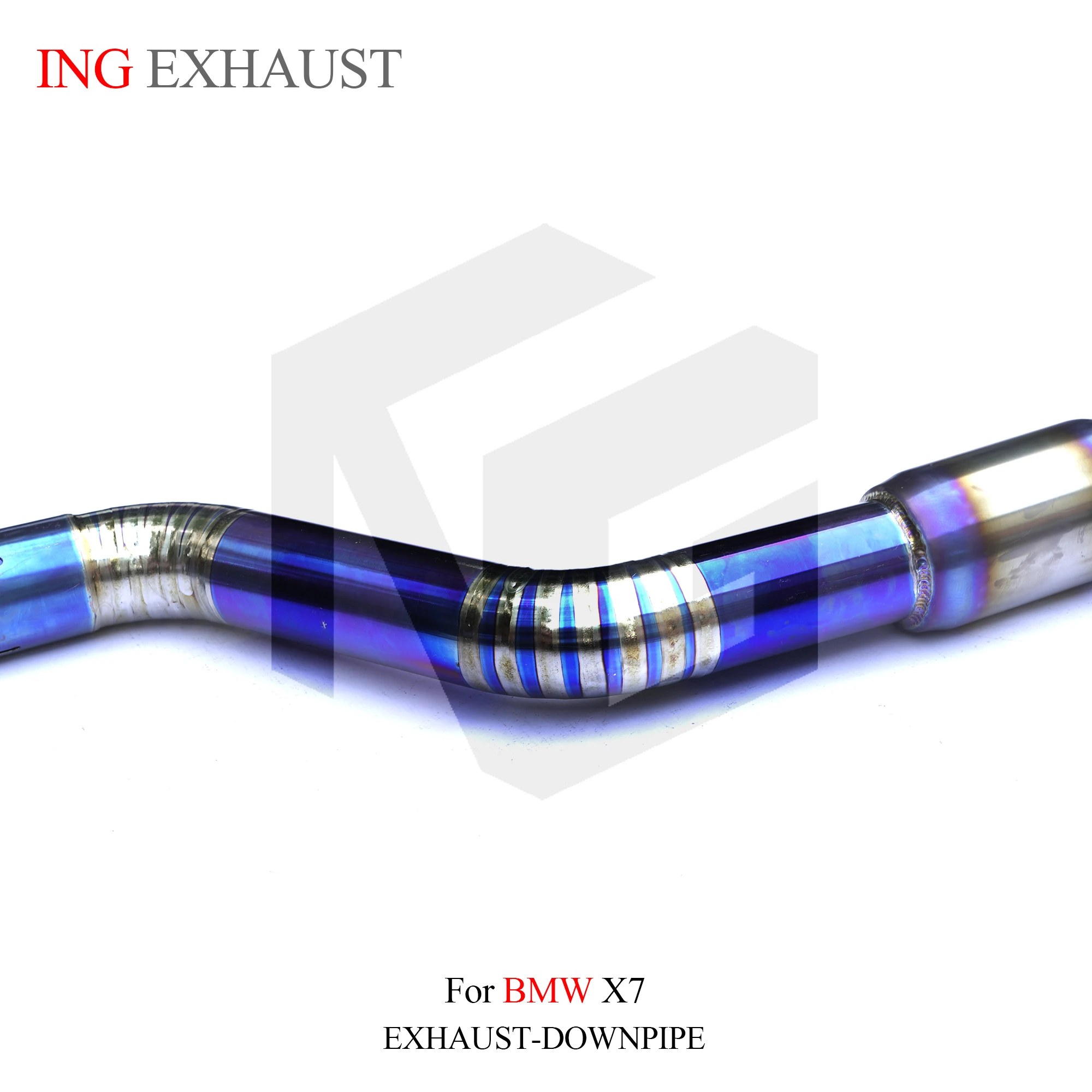 ING Silenciador de válvula de aleación de titanio Catback para BMW X7 G07 3.0T Sistema de escape de rendimiento - imagen 4