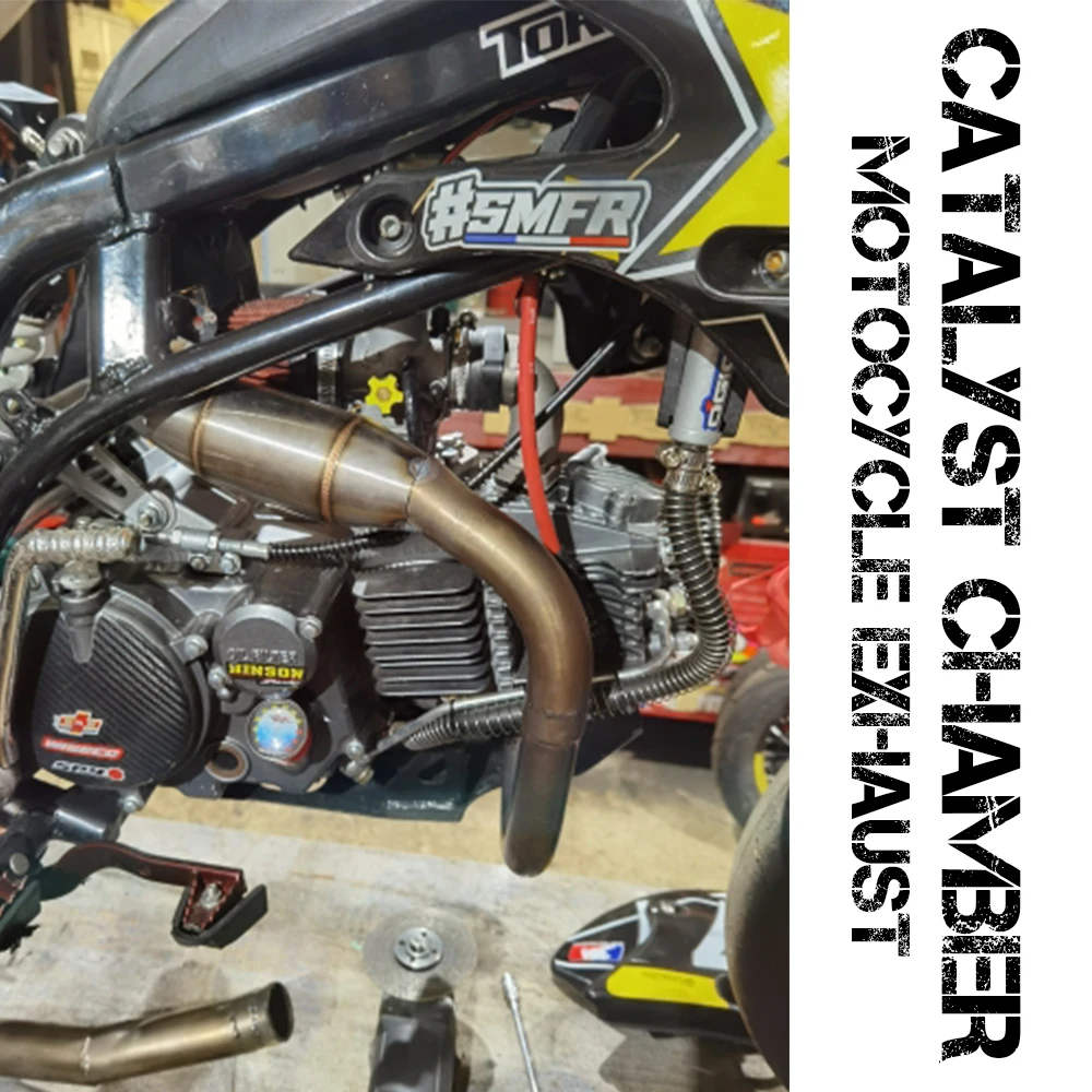 Resonador de escape para moto convertidor catalítico presión - imagen 2