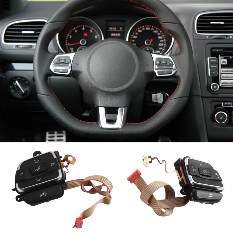 Botón del volante multifunción VW Golf 6 GTI GTD 2009-2013 - imagen 2