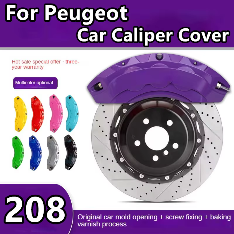 Kit de cubiertas de aluminio para pinzas de freno Peugeot 208