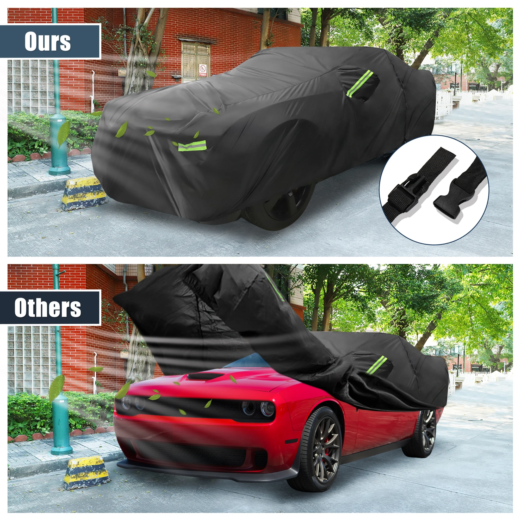 X Autohaux Funda impermeable para Dodge Challenger 2008-2023 - imagen 3