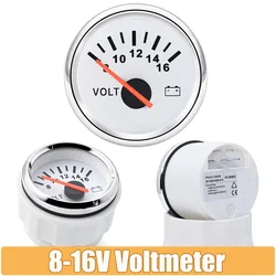 Voltímetro digital 52mm con retroiluminación roja 8-16V para coche